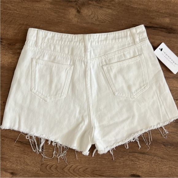 American Thread White Rhinestone Shorts - Picture 5 of 5